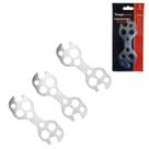 3 Chave Bike Bicicleta Manutenção 10 Em 1 Bocas 8mm A 17mm