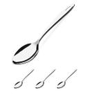 3 Colher Inox Grande Servir Arroz Guarnições 33cm reforçada
