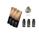 3 Colorações Vita Derm 12.12 + 3 Ox 20 Volumes 90ml