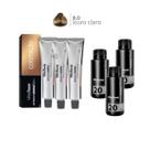3 Colorações Vita Derm 8.0 + 3 Ox Vita Derm 20 Vol 90ml