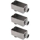 3 Condulete 3/4 Tipo Lb Alumínio S/rosca S/placa Sieg 3 Condulete 3/4 Tipo Lb Alumínio S/rosca S/placa Sieg