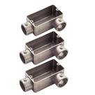 3 Condulete Alumínio LL 3/4 Sieg S/placa S/rosca
