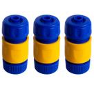 3 Conector de Engate Rápido Rosca Externa 3/4” para Mangueira 1/2" - Prático, Resistente e Durável p/ Jardim Irrigação