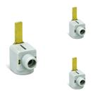 3 Conector Steck 1 Polo 80A Para Barramento 50mm 500V