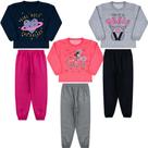 3 Conjunto Inverno Infantil Moletom Roupa Frio Menina Menino 3 Conjunto Inverno Infantil Moletom Roupa Frio Menina Menino