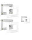3 Conjunto Placa Suporte Para Móvel Sleek Margirius