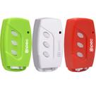 3 Controle Portão Eletronico Alarme 433,92mhz Code Learn com Clip de Fixação Verde Limão Branco Vermelho Garen Ppa Rcg Seg