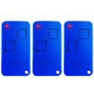 3 Controle Portão Rossi Ntx 433 Dz Nano Atto Dz3 Dz4 Bv Nano Azul