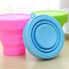 3 Copo Dobrável De Silicone Retrátil Dobrável Água Café