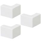 3 Cotovelos Externo 40X16 Branco Sistema X Pial 33327X