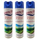 3 Desinfetante Spray Lysoclin Bacterecida Antimofo E Fungos