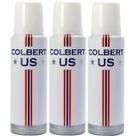 3 Desodorante Colbert US Branco Argentino 250ml Spray Grande