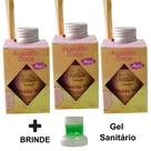 3 Difusor Aromas Ambiente Varetas Cheirinho Odorizador 100ml Perfumador Marca Luz Aromas - Envio Já