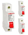 3 Disjuntor Monopolar 25 Amperes Curva C Ourolux