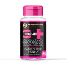 3 é De Mais, Suplemento para Cabelo, Pele e Unha com Biotina, Silício Orgânico, Vitaminas e Minerais, 60 cápsulas