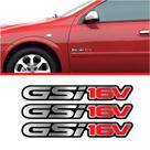 3 Emblemas Gsi 16v Astra Adesivos Resinados Cromados