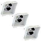 3 Embutido No Frame Ar111 Quadrado Recuado Save Energy