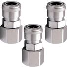 3 engate rapido femea rosca 1/2 para ar comprimido sf40