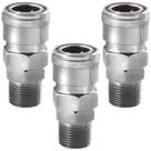 3 engate rapido macho rosca 1/2 para ar comprimido sm40