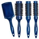 3 Escova Antibacteriana Ceramica 25/33/43mm+Raquete Vertix
