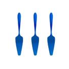 3 Espatulas Para Bolo 24cm Lovers Cor Azul Gourmet Mix