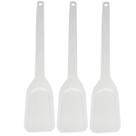 3 Espátulas Restaurante Pás Plásticas Brancas Industrial Larga 74cm Caldeirão Cozinha Cinquetti