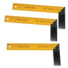 3 Esquadro Metálico 30cm 12pol Para Marcenaria E Serralheria 3 Esquadro Metálico 30cm 12pol Para Marcenaria E Serralheria