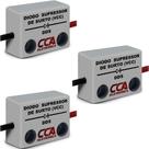 3 filtro diodo supressor de surto/ruido corrente continua 0 a 24vcc