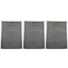 3 Filtros De Alumínio Para Coifa Nardelli Slim Cf075cm