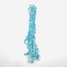 3 Fios de Pedras Craquelada 11mm 32un Listra Azul Arte 30cm 3 Fios de Pedras Craquelada 11mm 32un Listra Azul Arte 30cm