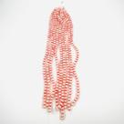 3 Fios de Pedras Redonda 8mm 135un Branco Vermelho 30cm Arte 3 Fios de Pedras Redonda 8mm 135un Branco Vermelho 30cm Arte