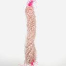 3 Fios Pedras 13mm 102un Coração Rosa Transparente 40cm Arte
