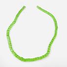 3 Fios Pedras Cubo Verde Transparente 4mm 252un Artes 35cm
