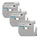 3 Fita Compatível Pt-70 Pt-80 Rotulador Brother-Transparente 3 Fita Compatível Pt-70 Pt-80 Rotulador Brother-Transparente