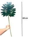 3 Folhagens Costela De Adão Filodendro Planta Artificial 69cm, Verde 3 Folhagens Costela De Adão Filodendro Planta Artificial 69cm, Verde