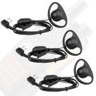 3 Fones de Comunicação Tipo Concha Baofeng Para Rádio Comunicador 3 Fones de Comunicação Tipo Concha Baofeng Para Rádio Comunicador