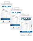 3 Fones De Ouvido Intra Auricular Branco Multilaser