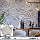 3 Forma 3d Molde Gesso 3d 3 Brisas 50x40cm ABS 2mm Molde Para Gesso/Cimento/Concreto IN339