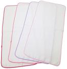 3 Fralda Quadriculada De Ombro 33x68cm Com Crochê