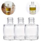 3 Frascos Decorativo Mini Recipiente Transparente 8ml