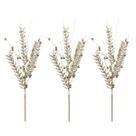 3 Galhos Folhagem e Berries Dourada Pick Enfeite Natal 80CM 3 Galhos Folhagem e Berries Dourada Pick Enfeite Natal 80CM