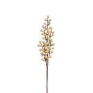 3 Galhos Picks Berries Natalinos Perolado Creme 57CM