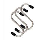 3 Ganchos Tipo S Inox Pendurar Utensílios Suporte Cozinha P 3 Ganchos Tipo S Inox Pendurar Utensílios Suporte Cozinha P
