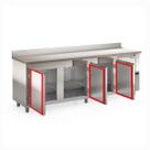 3 Gaxeta Balcão Apoio Refrigerador Gelopar Gbec-1758 53x60