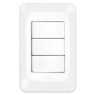 3 Interruptores Paralelos 4x2 - LGX222 - PIAL