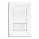 3 interruptores simples 16a/250v evidence 2907 - fame