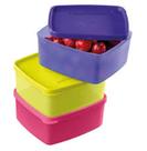 3 Jeitosinhos tuperware - coloridos 400ml cada