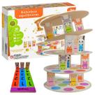 3 Jogos Em 1 Bichinhos Equilibristas Brinquedo Torre Madeira