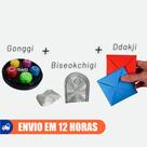 3 Jogos Gonggi, Ddakji e Biseokchigi Coreano em 3D, Jogo do Envelope + Jogo da Pedra + 5 Marias