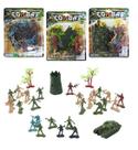 3 kit combat bonecos soldados e acessórios sortidos